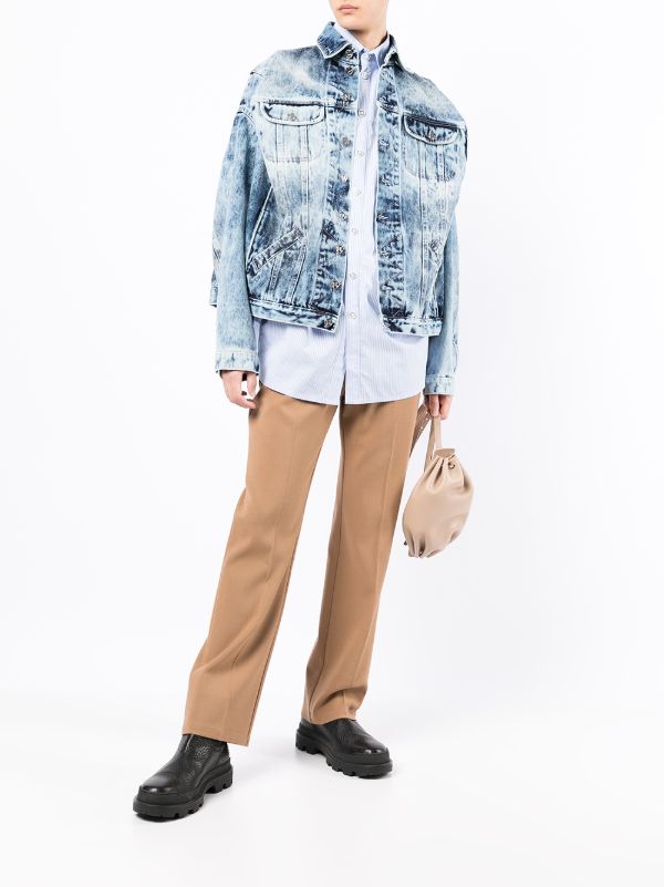 Jean jacket acid store wash