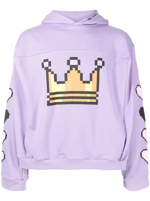 Natasha Zinko Pixel Crown Box Hoodie