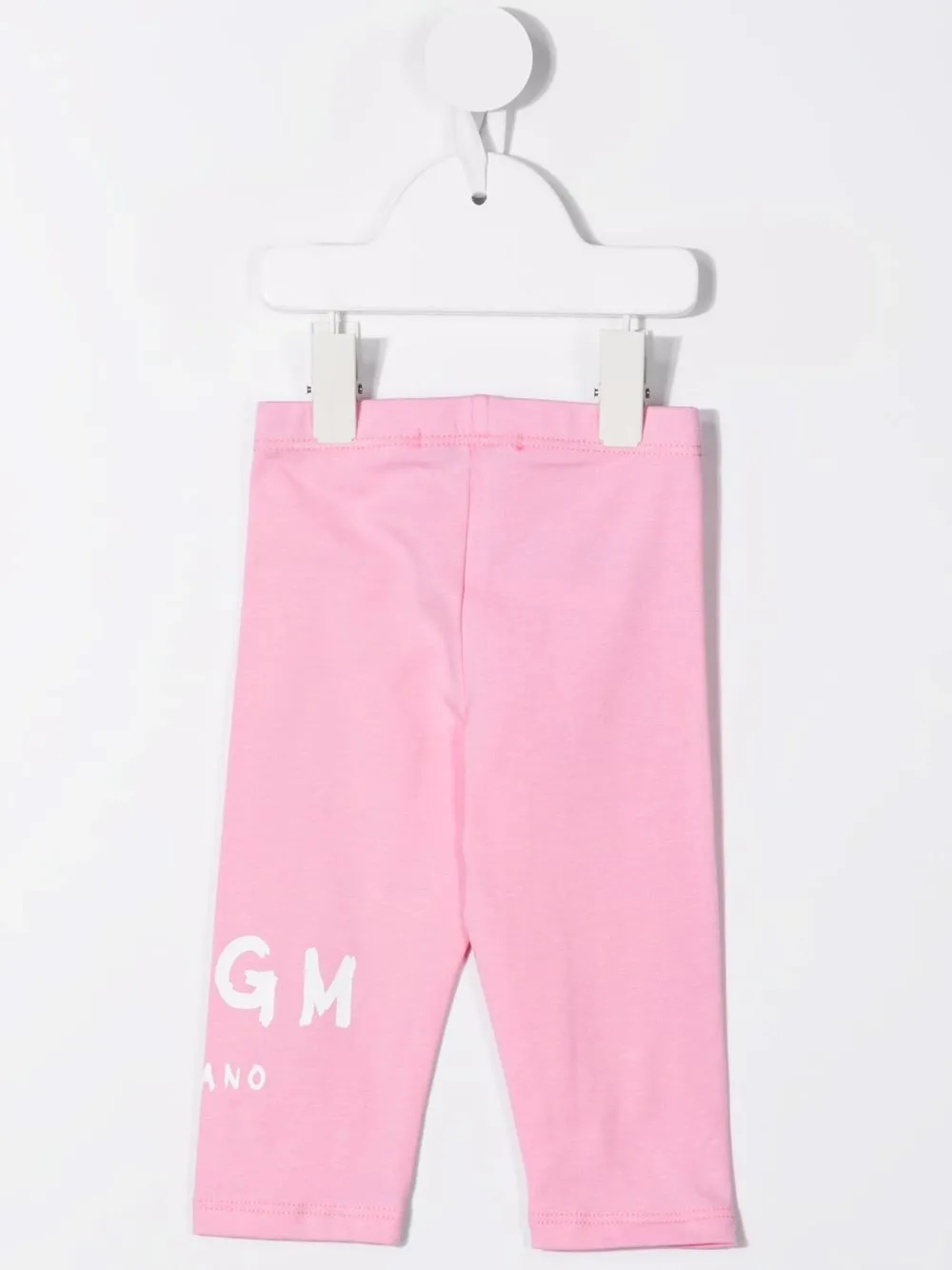 MSGM Kids Legging met logoprint Roze