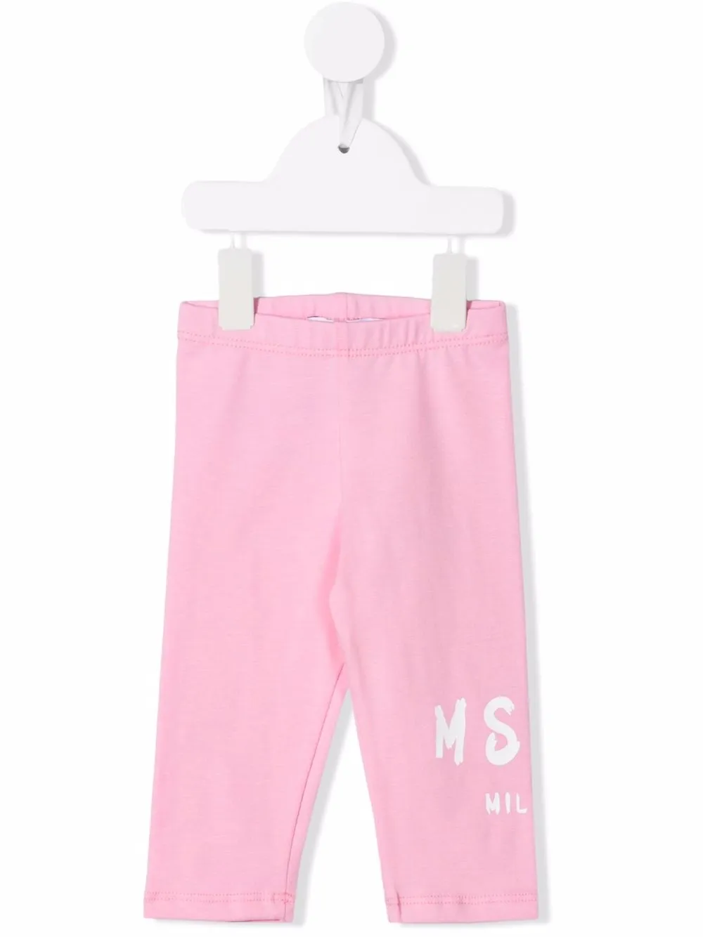 MSGM Kids Legging met logoprint Roze