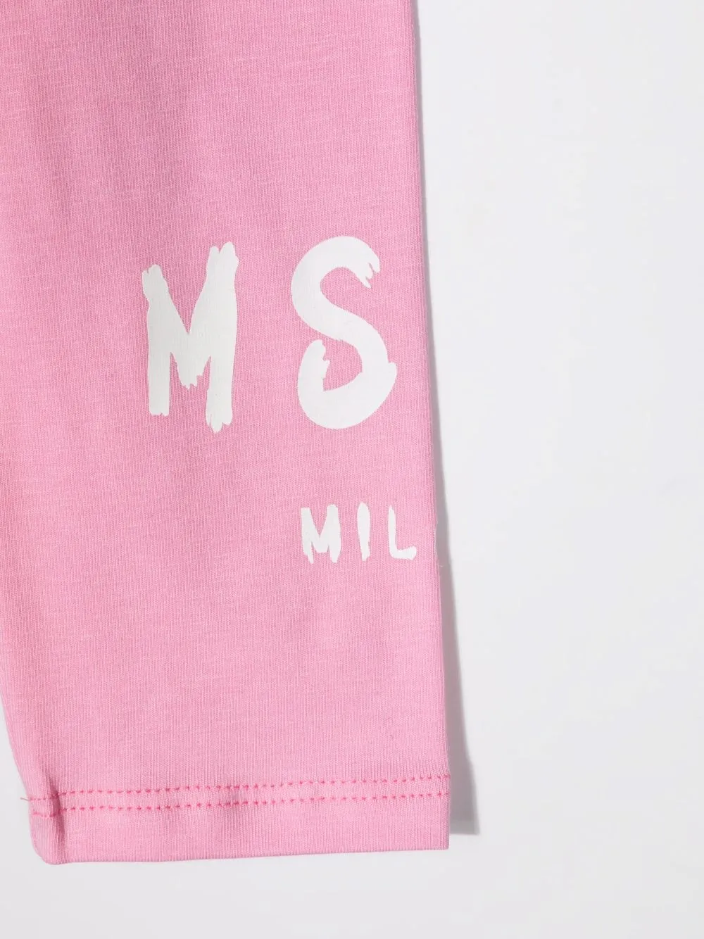 MSGM Kids Legging met logoprint Roze