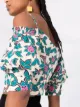 DVF Diane von Furstenberg floral-print cropped top