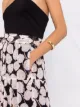 DVF Diane von Furstenberg foliage-print tiered skirt
