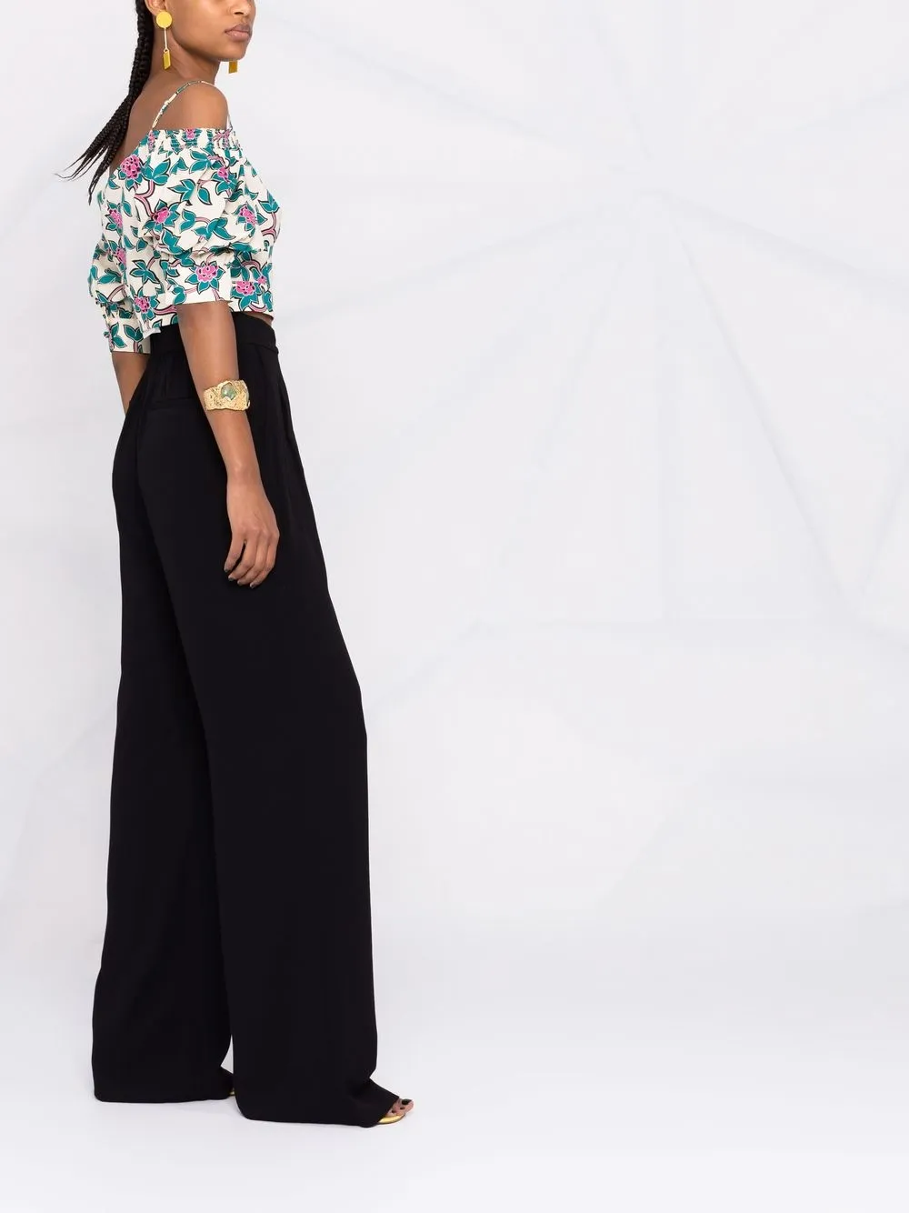 фото Dvf diane von furstenberg брюки с завышенной талией