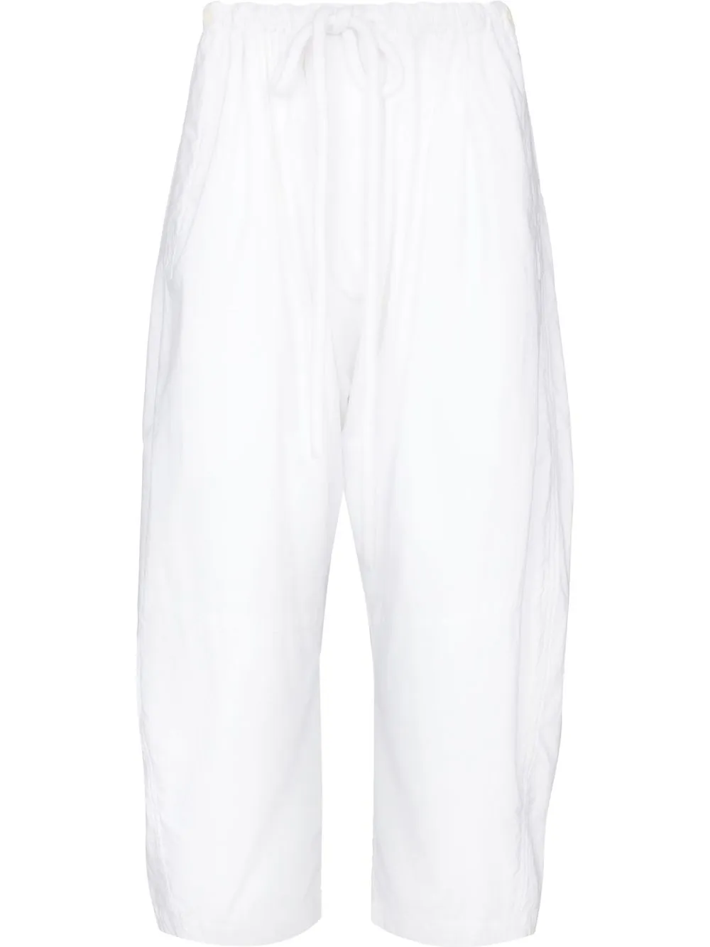 

Lemaire soft Bermuda cropped trousers - White