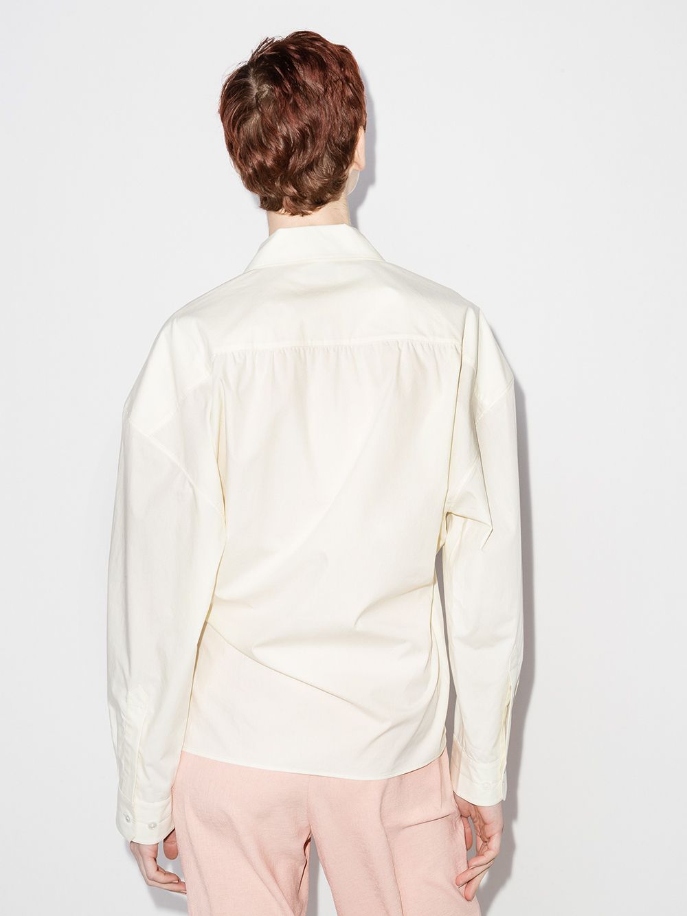 фото Lemaire side-fastening wrap shirt