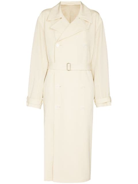Lemaire double-breasted trench coat