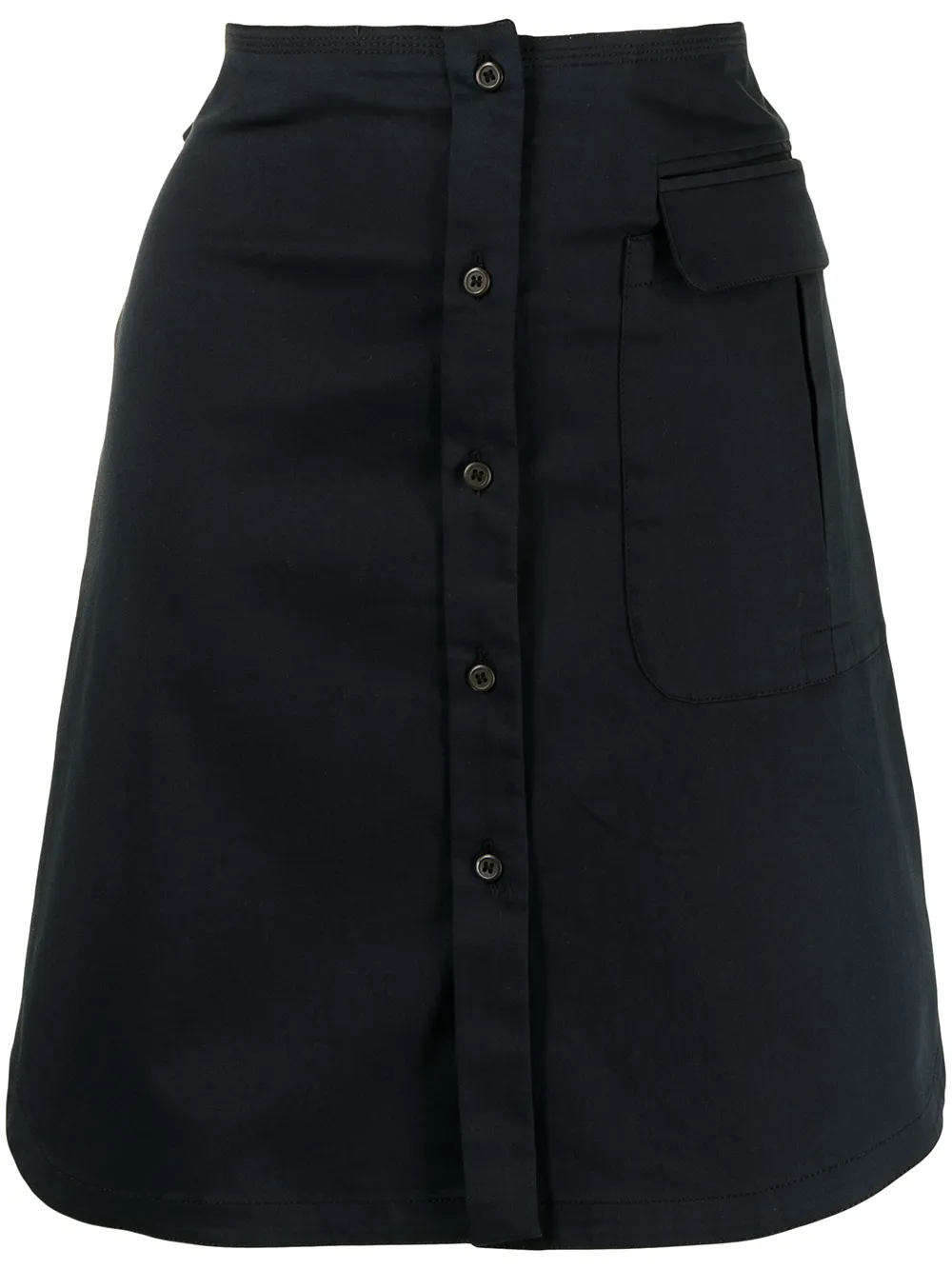 Pre-owned Prada  A-line Skirt In Blue