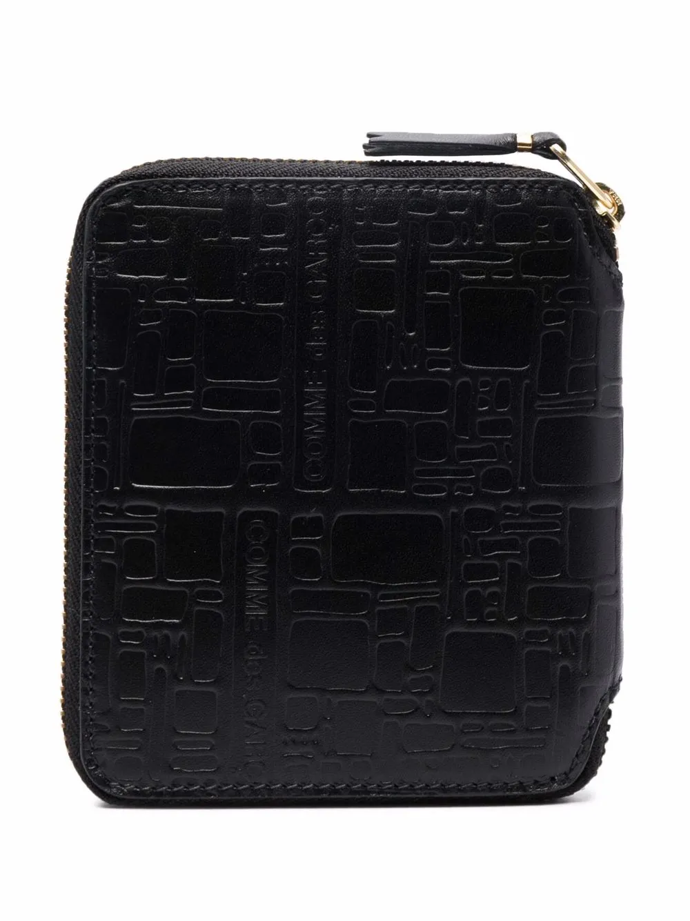 фото Comme des garçons wallet кошелек с тисненым логотипом