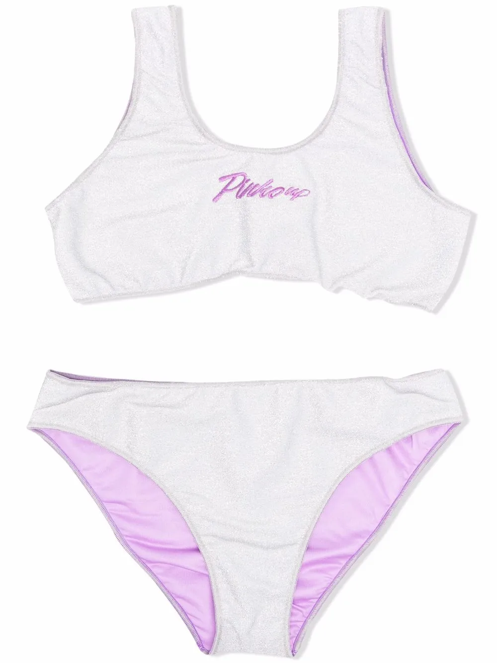 Pinko Kids бикини с эффектом металлик