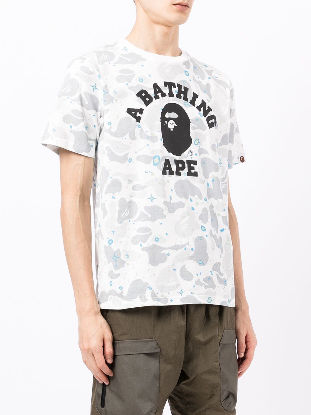 фото A bathing ape® футболка space camo с логотипом