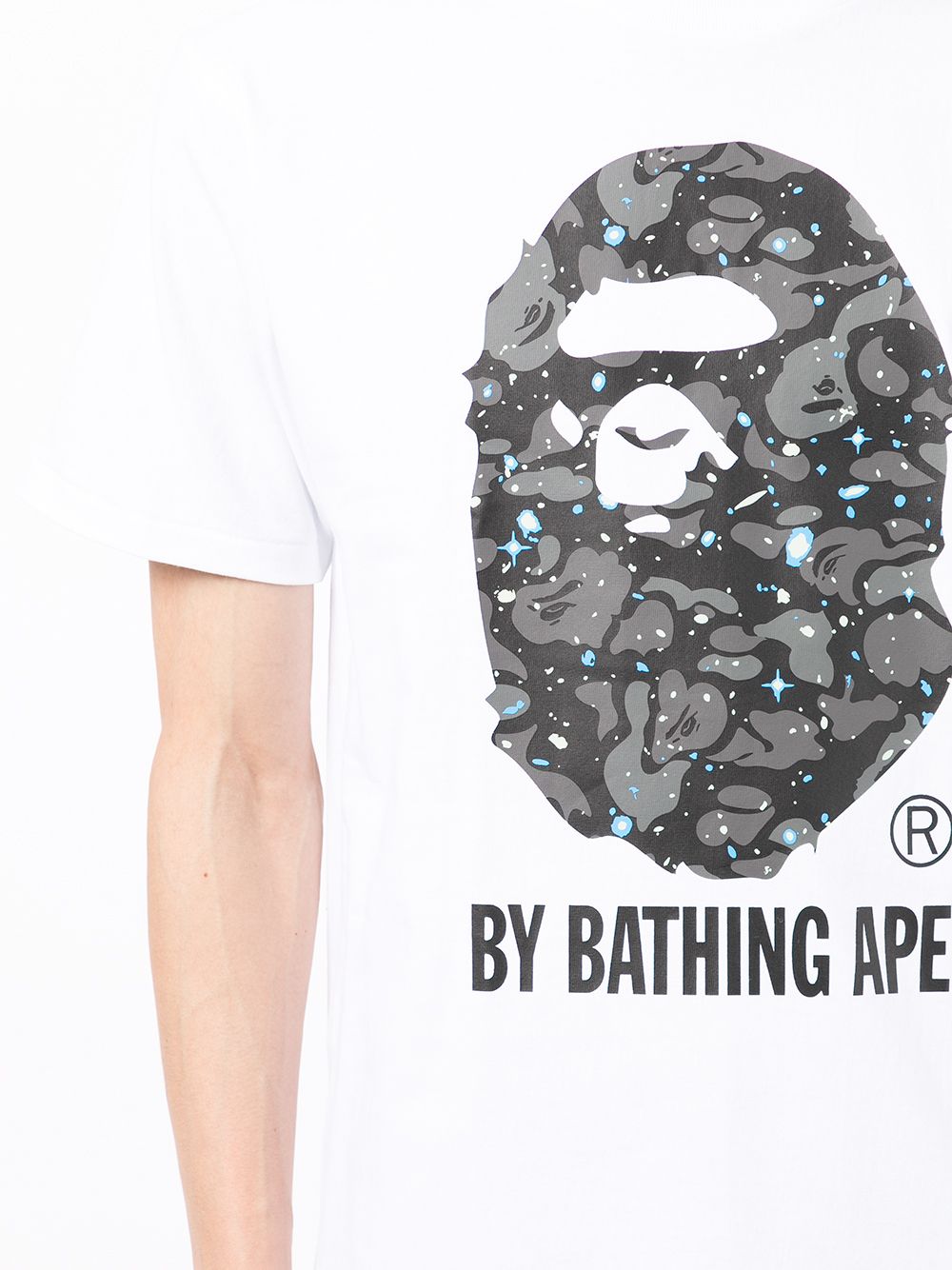 фото A bathing ape® футболка space camo с логотипом