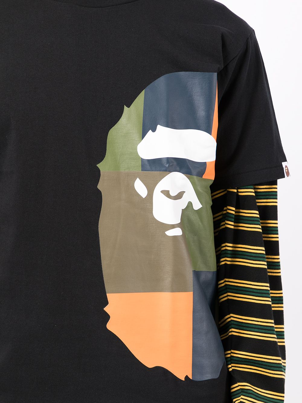 фото A bathing ape® футболка с логотипом в клетку