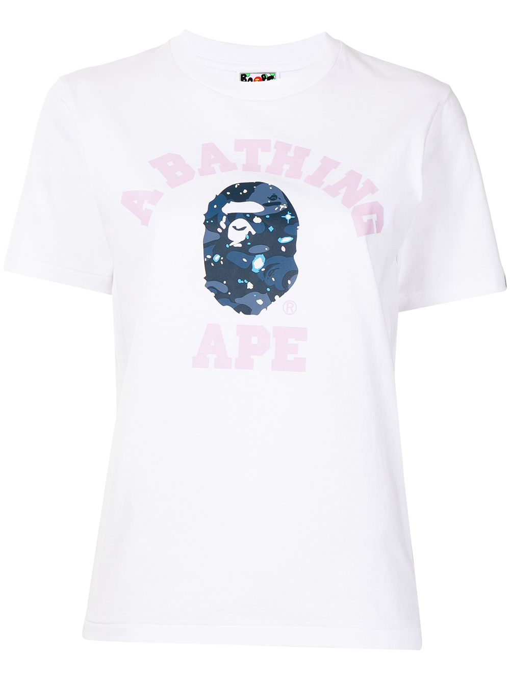 фото A bathing ape® футболка с графичным принтом