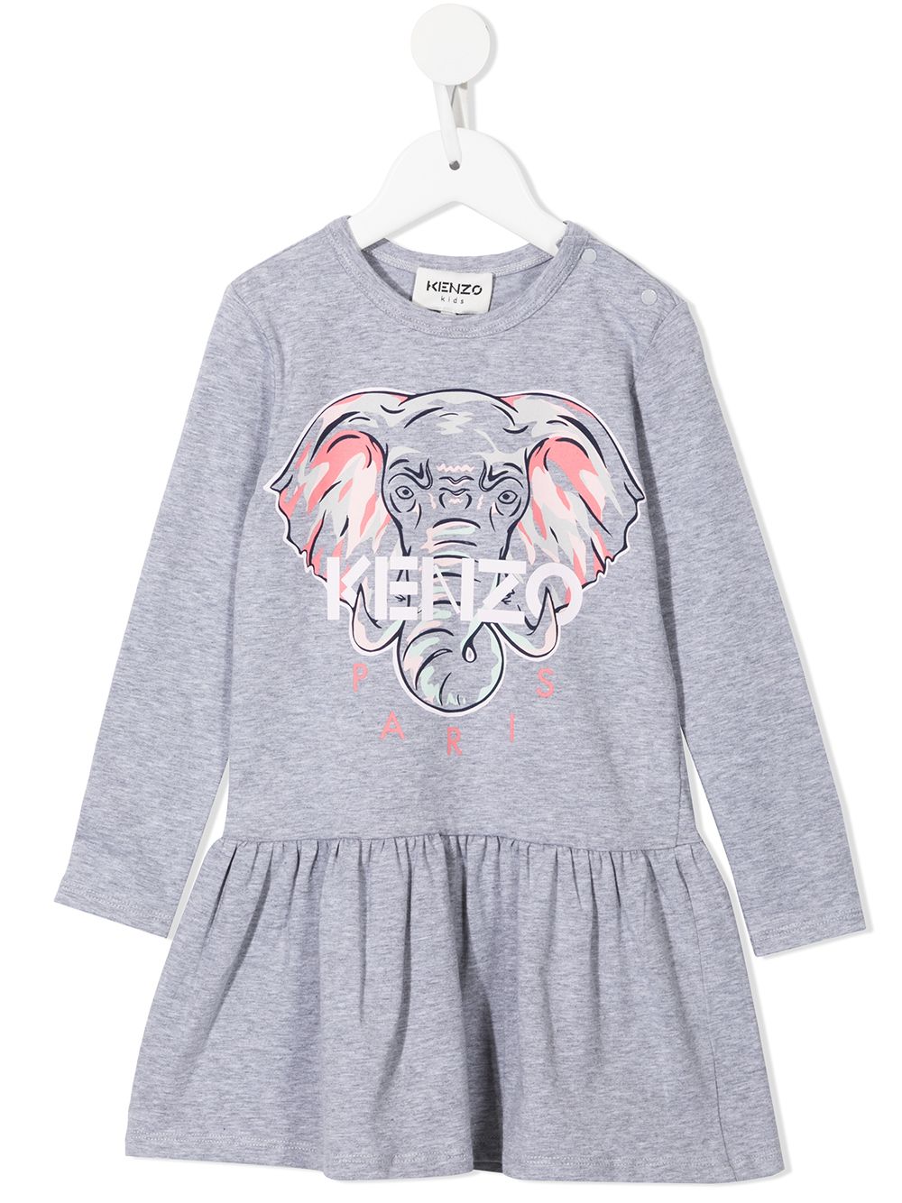 фото Kenzo kids платье-футболка с логотипом