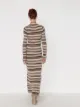 Chloé striped knitted long dress