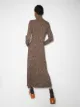 Chloé mélange-effect roll-neck knitted dress