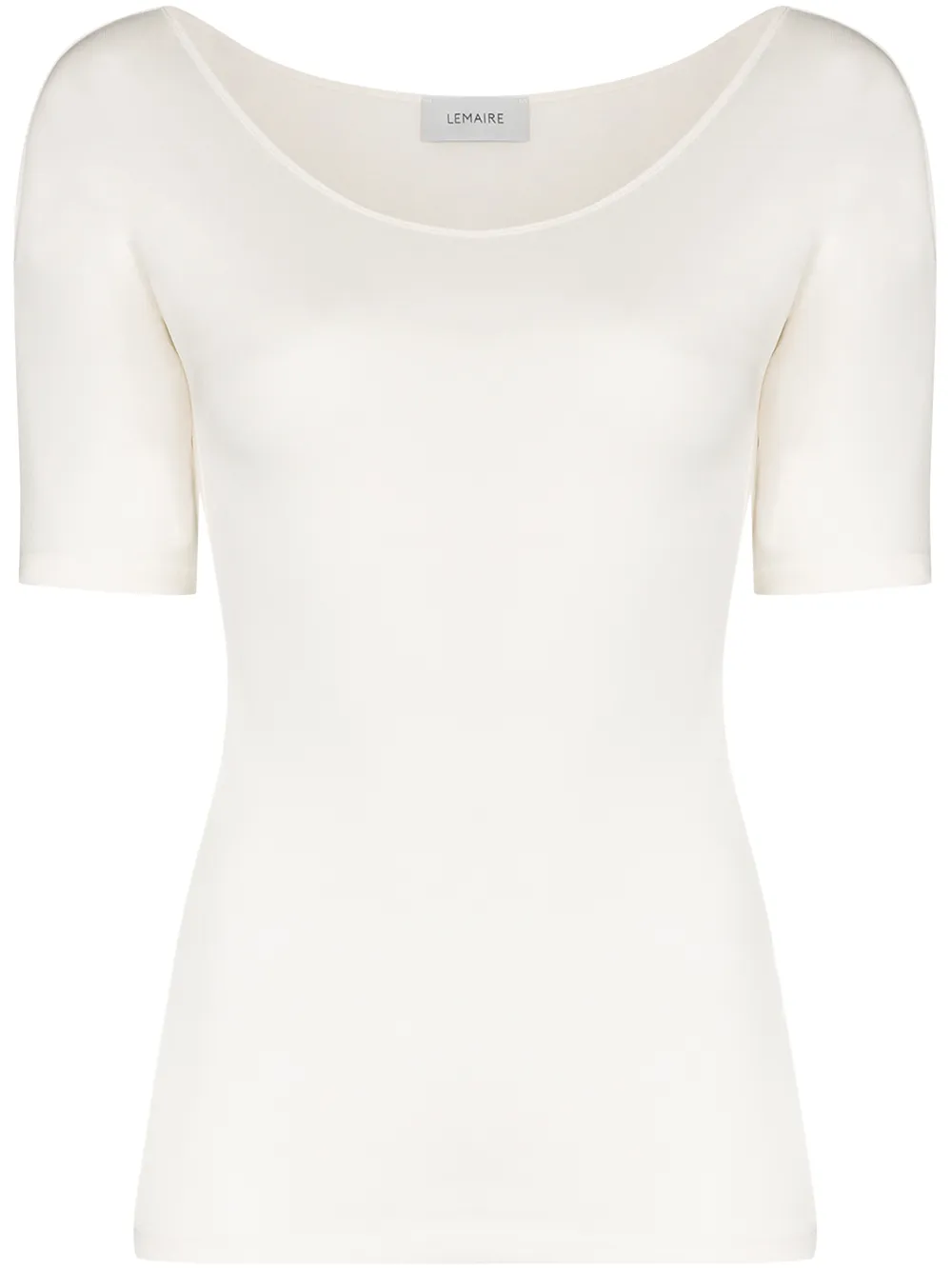 

Lemaire playera con cuello redondo - Blanco