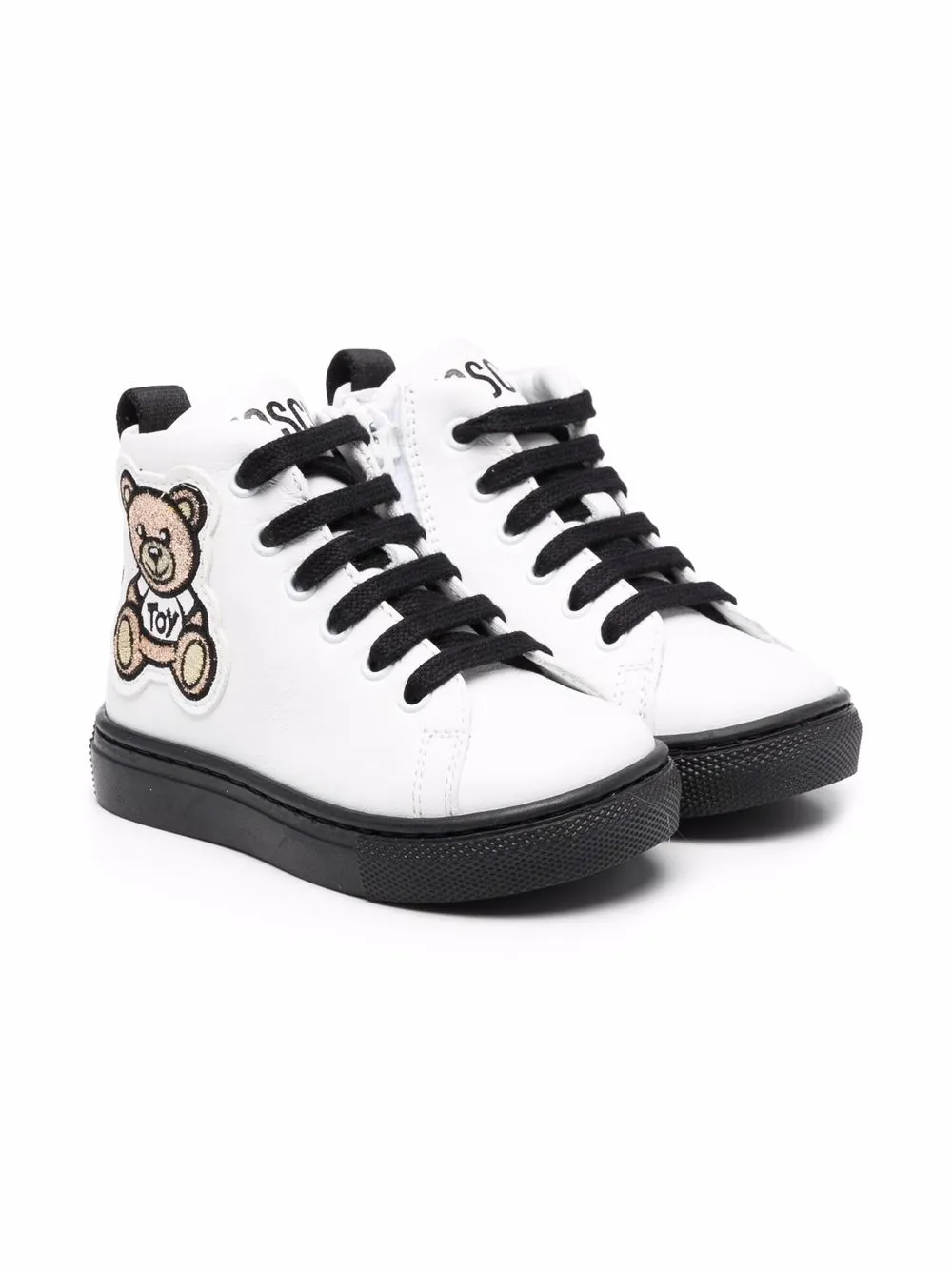 Moschino Kids ботинки Teddy Bear на шнуровке