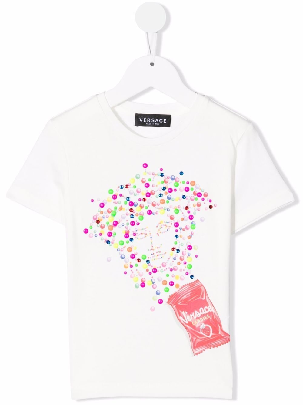 

Versace Kids playera con motivo Medusa - Blanco