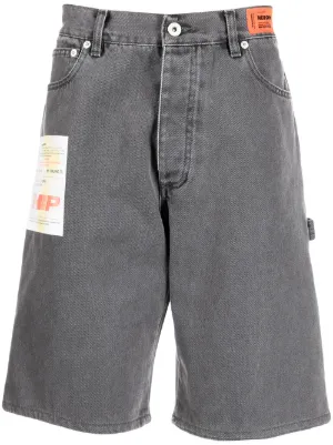 Heron Preston Denim Shorts for Men on 