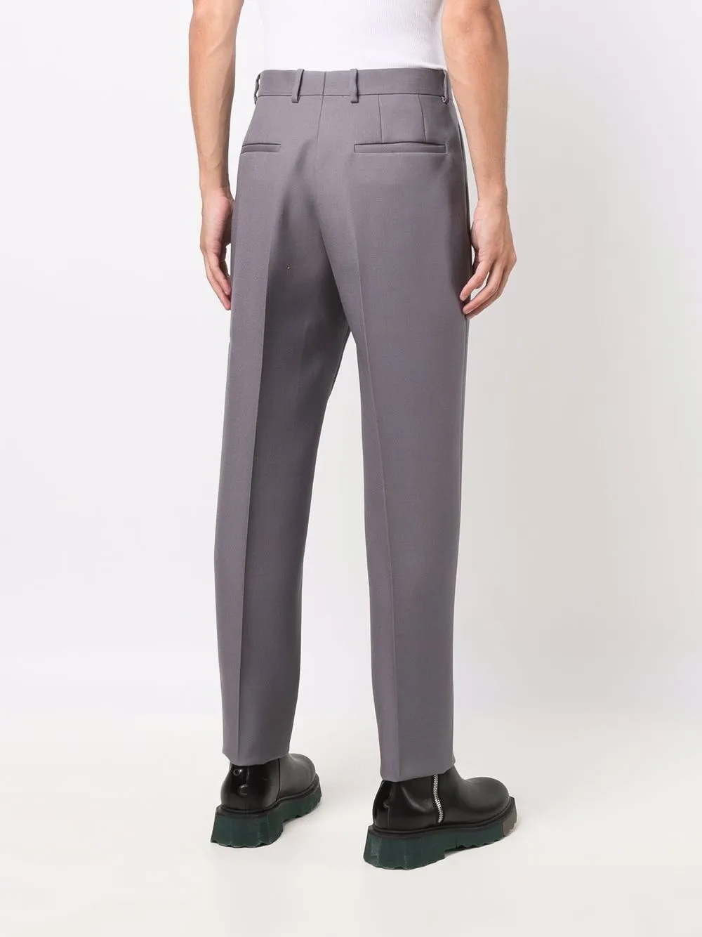 фото Jil sander брюки строгого кроя с карманом на молнии