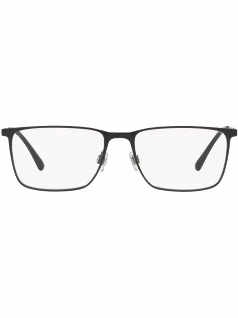 Giorgio Armani matte square-frame glasses