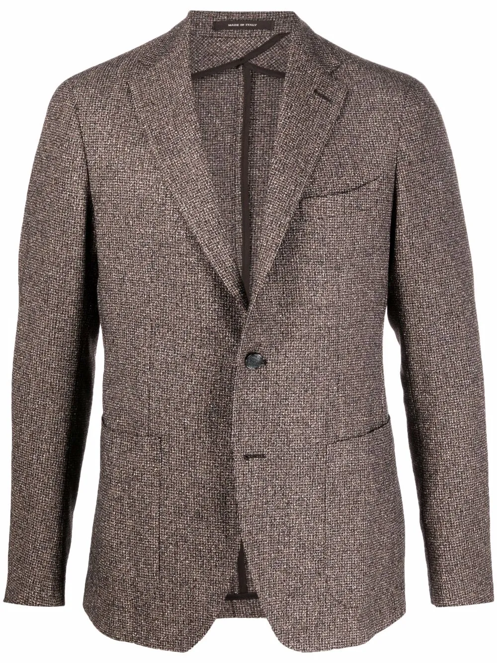 Image 1 of Tagliatore knitted single-breasted blazer
