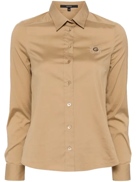 Gucci embroidered logo shirt