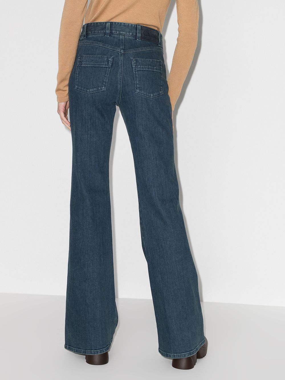 фото Chloé расклешенные джинсы