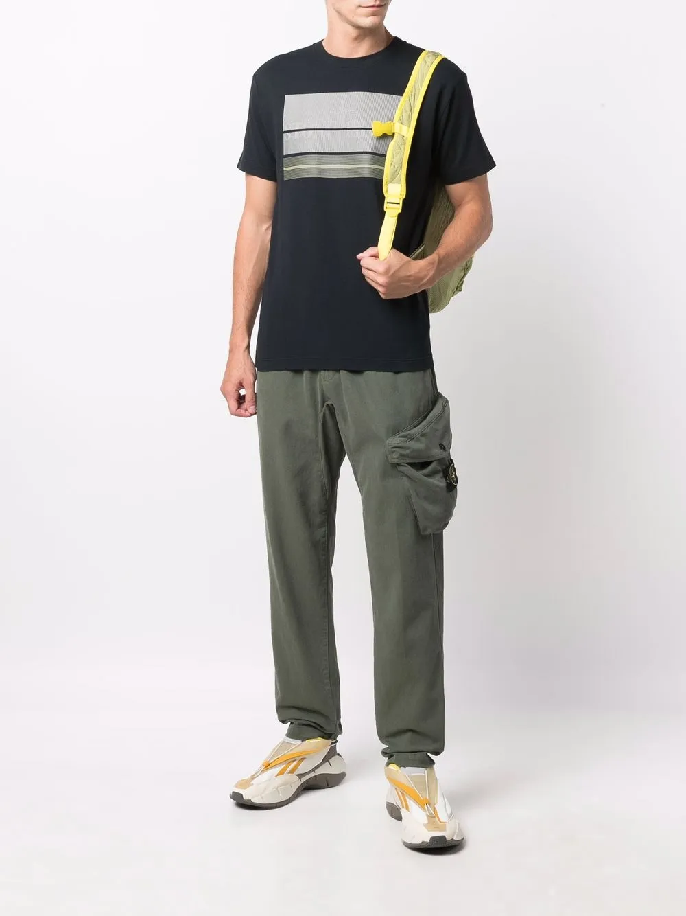 фото Stone island футболка с логотипом