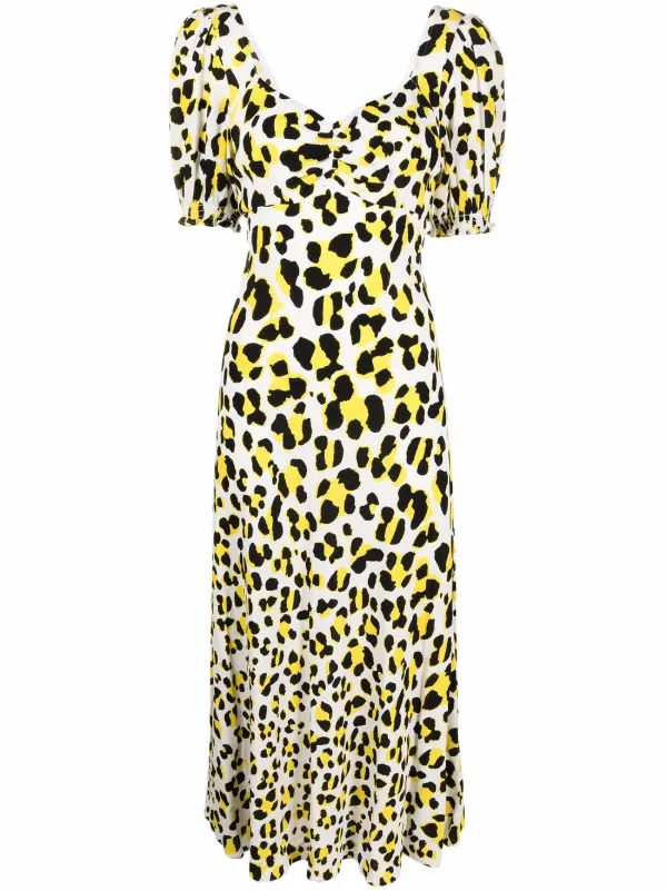 dvf leopard dress