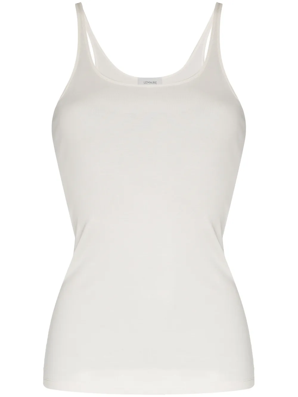 

Lemaire scoop neck tank top - White