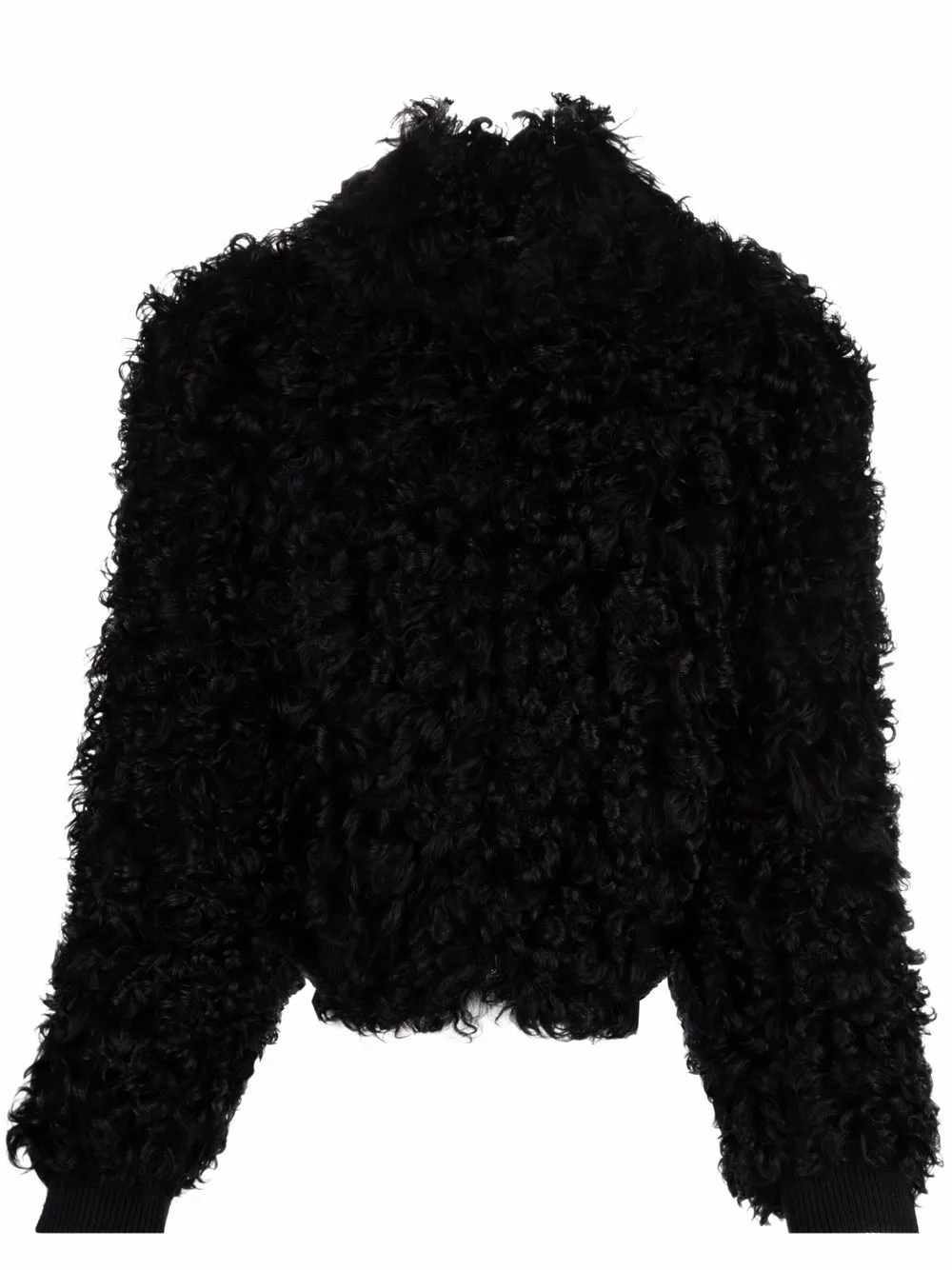 фото Bottega veneta укороченная куртка-бомбер из овчины