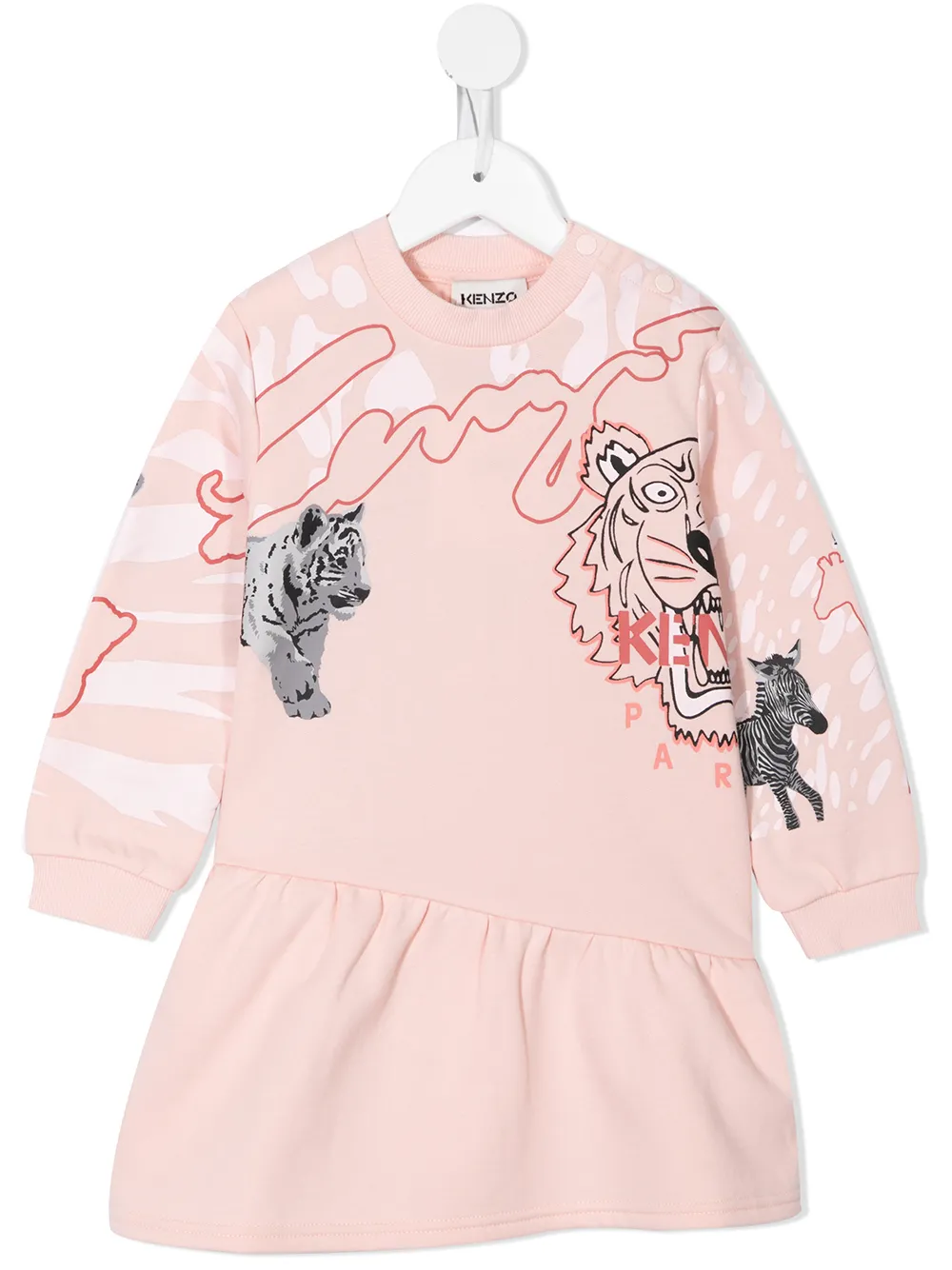 фото Kenzo kids платье-джемпер с логотипом