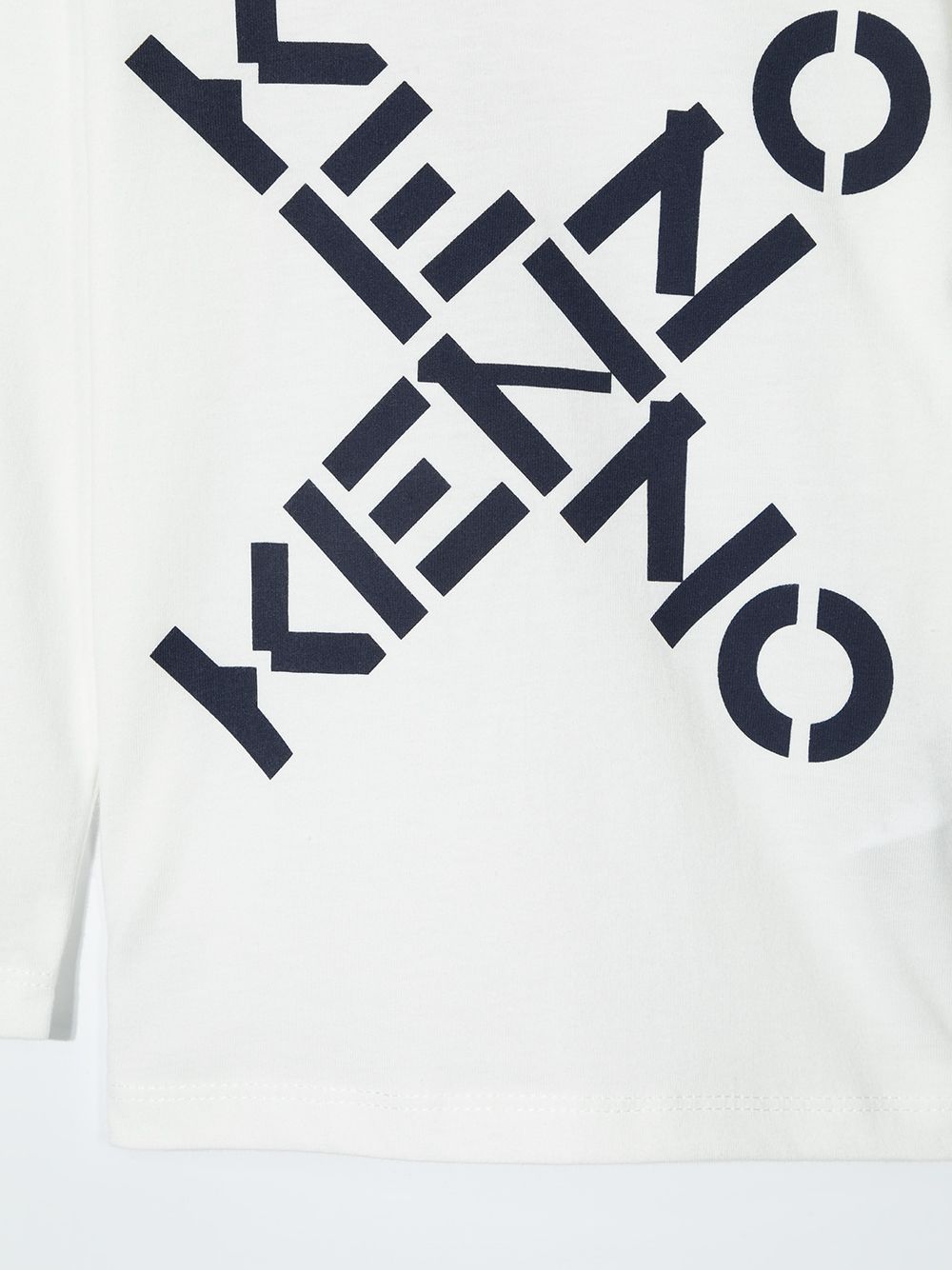 фото Kenzo kids футболка с логотипом