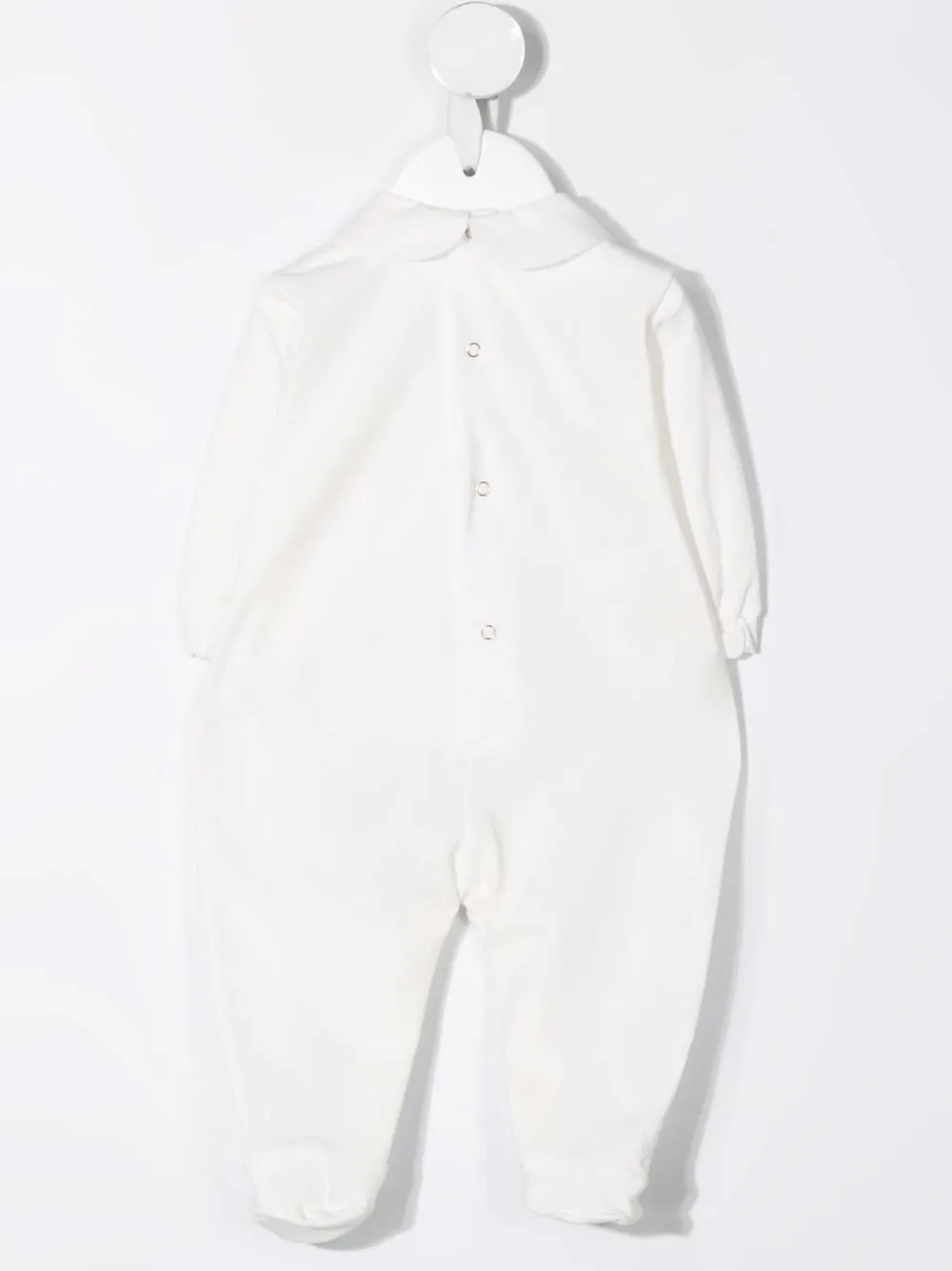 Elisabetta Franchi La Mia Bambina Pyjama met geborduurd logo - Wit