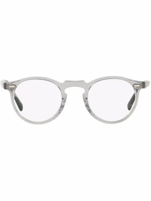 Lunettes de vue Gregory Peck à monture ronde - Oliver Peoples - Modalova
