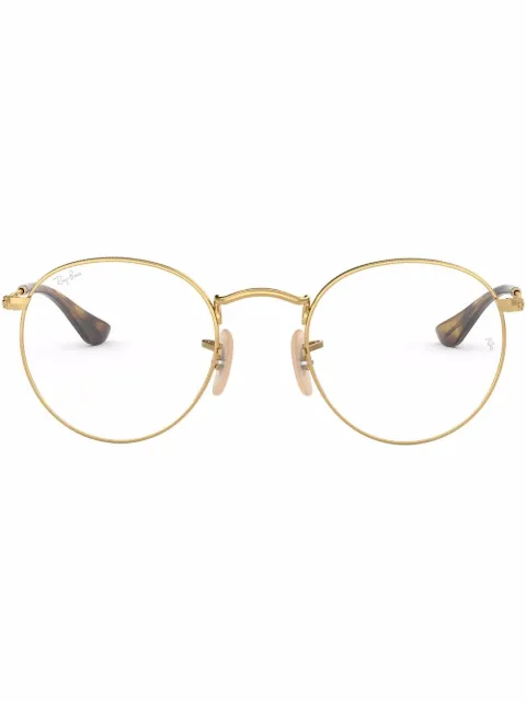Ray-Ban round-frame metal glasses