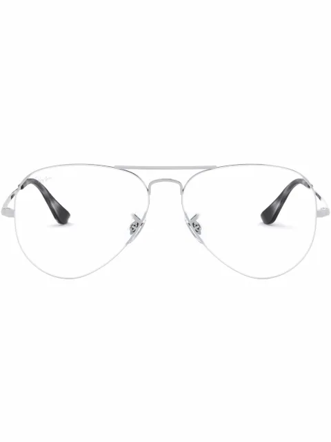 Ray-Ban aviator-frame metal glasses