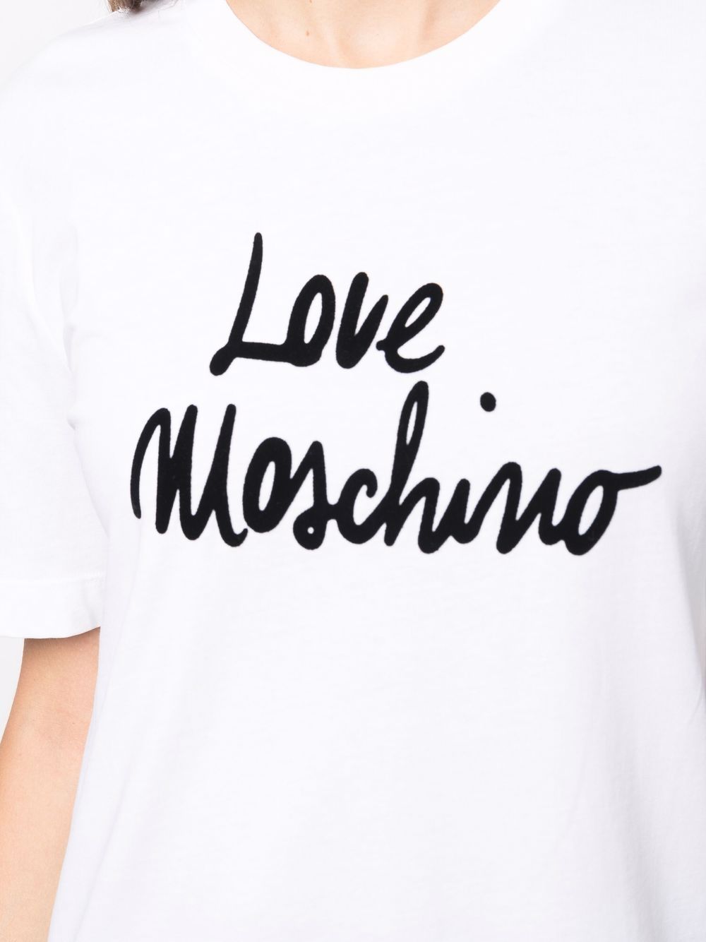 фото Love moschino футболка с логотипом