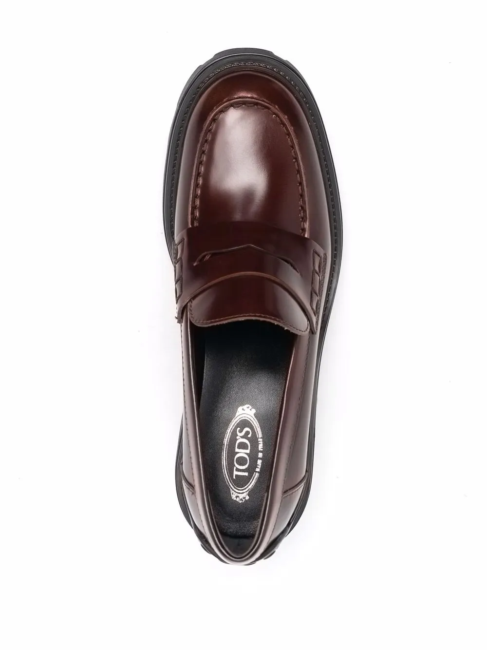 Tod's Leren loafers Bruin