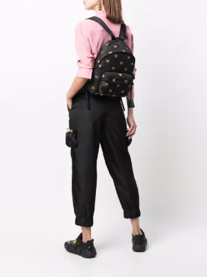 button spot buckle backpack