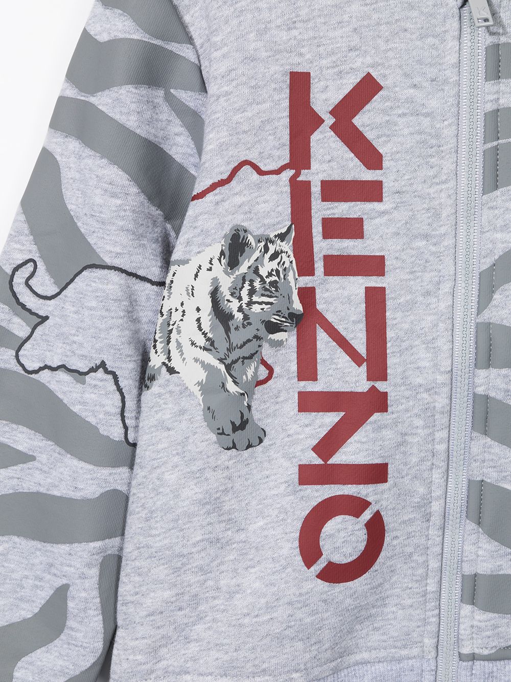 фото Kenzo kids худи на молнии с логотипом