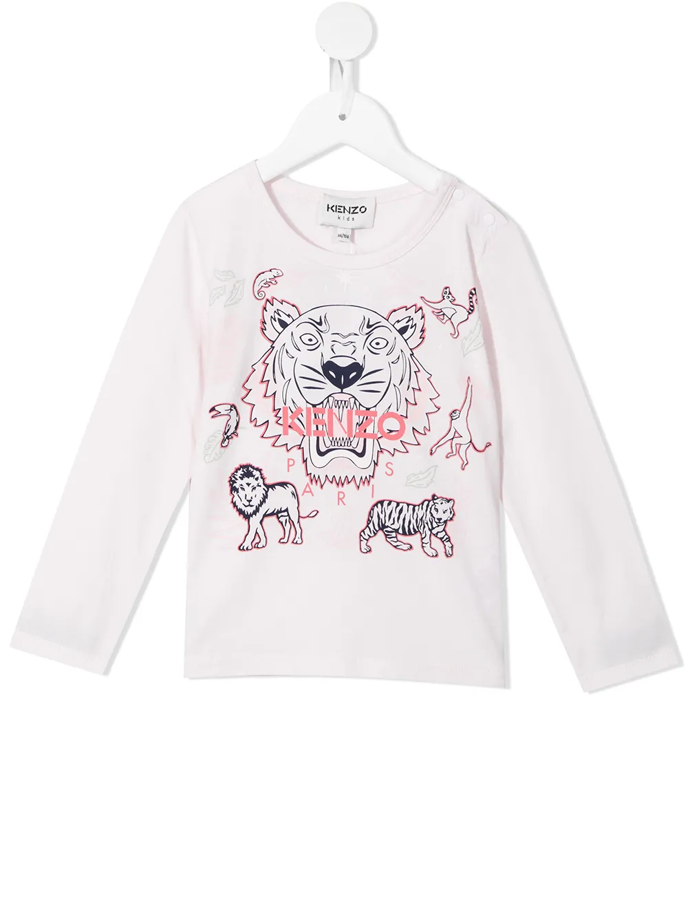 фото Kenzo kids топ с длинными рукавами и логотипом