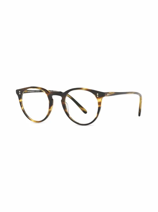 Oliver Peoples O'Malley 圆框眼镜- Farfetch