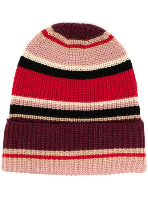 Ports V striped wool beanie