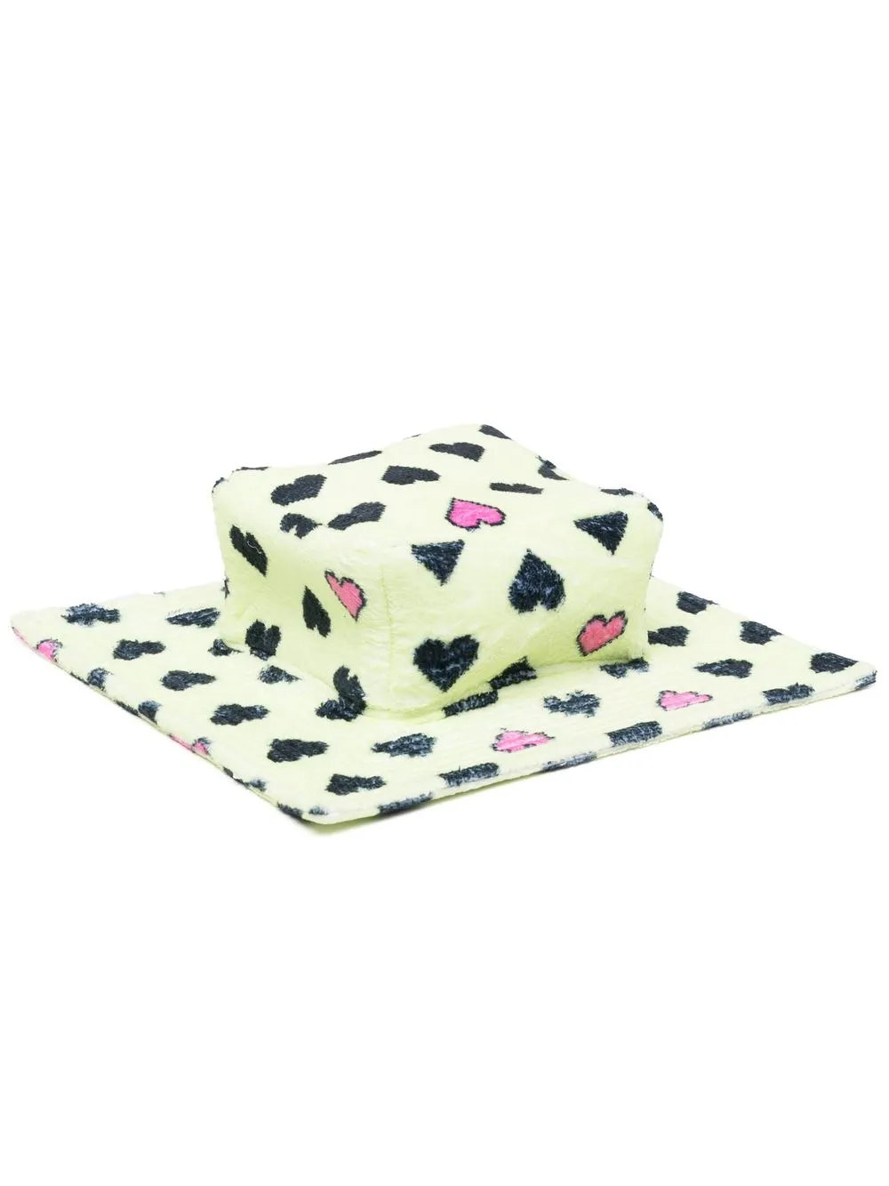 Pixel Heart Box bucket hat