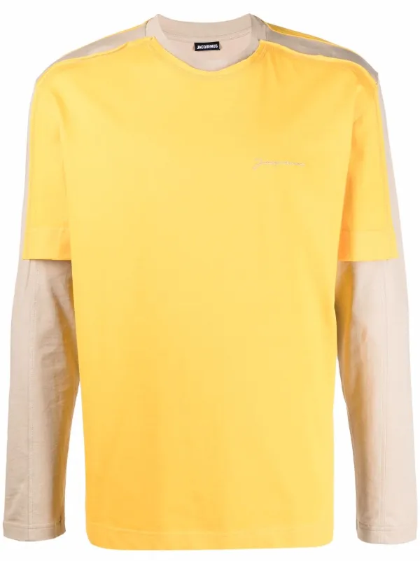 Shop Jacquemus Yelò layered long-sleeve T-shirt with Express Delivery -  FARFETCH
