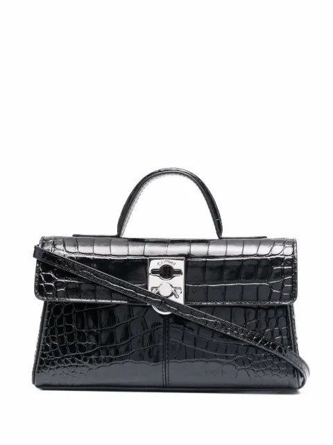 Cafuné Stance Wallet crocodile-embossed leather tote bag